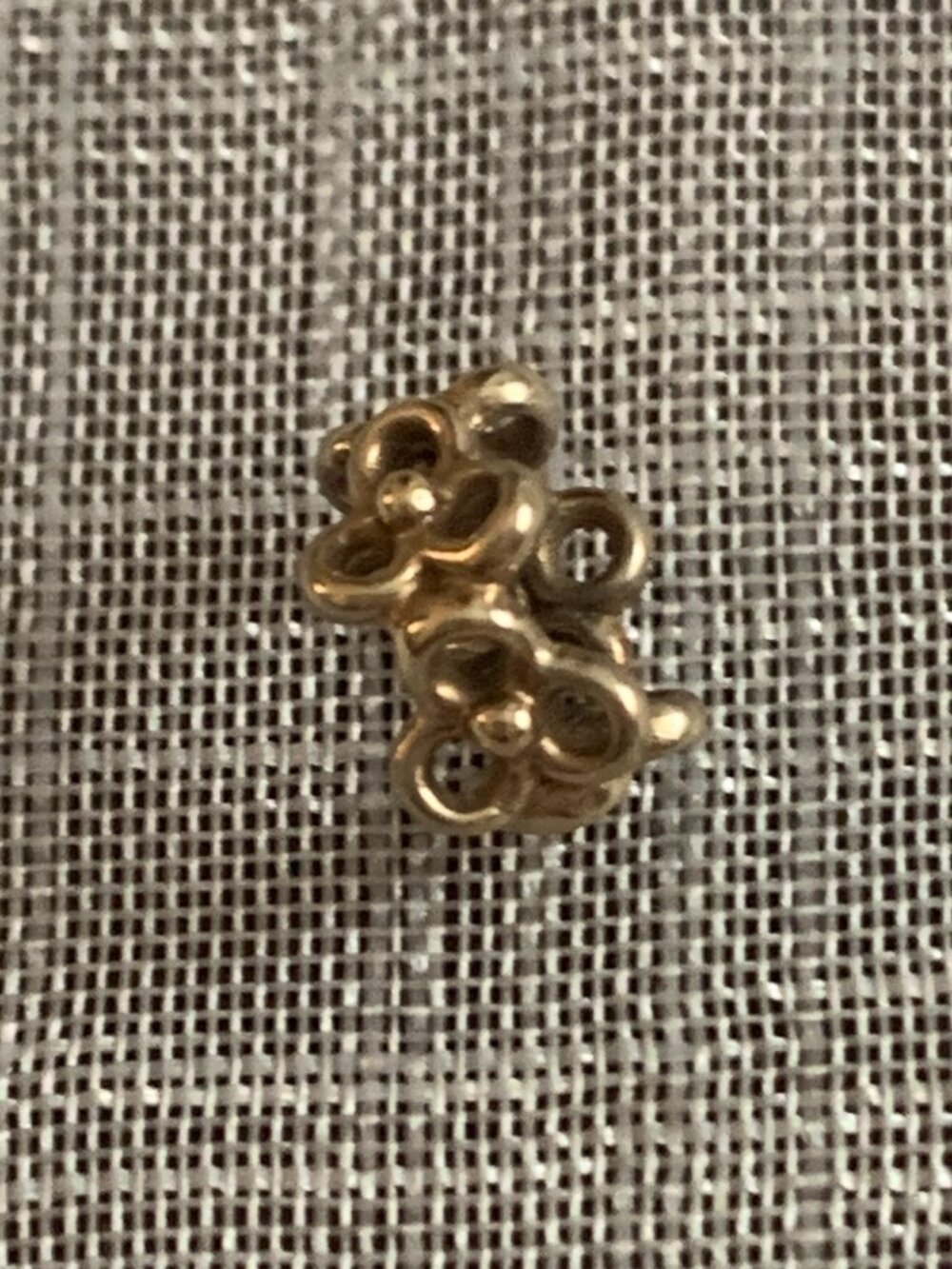Pandora 14k Small Spacer Trinity Charm